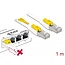 Delock Cable RJ45 Secure Cat.6A 1 m