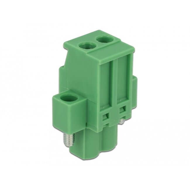 Delock Terminal block set for DIN rail 2 pin with screw lock