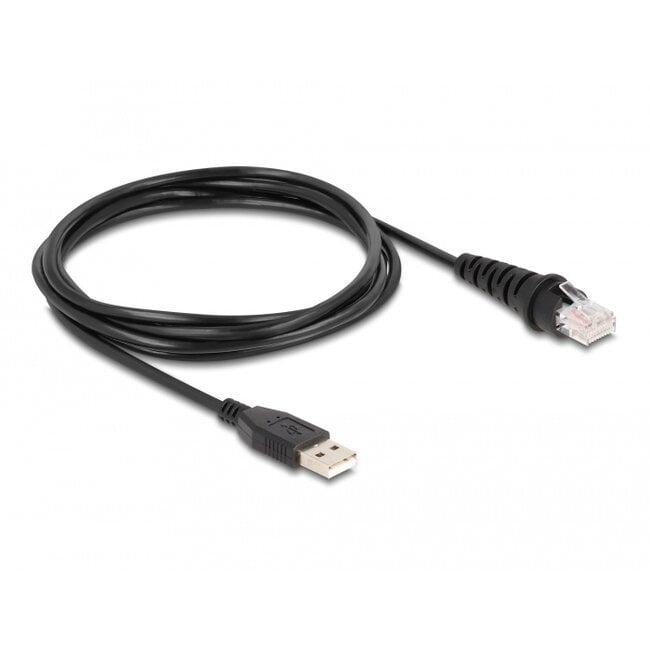 Delock USB Barcode Scanner 1D and 2D wired for stationary installation - German Version