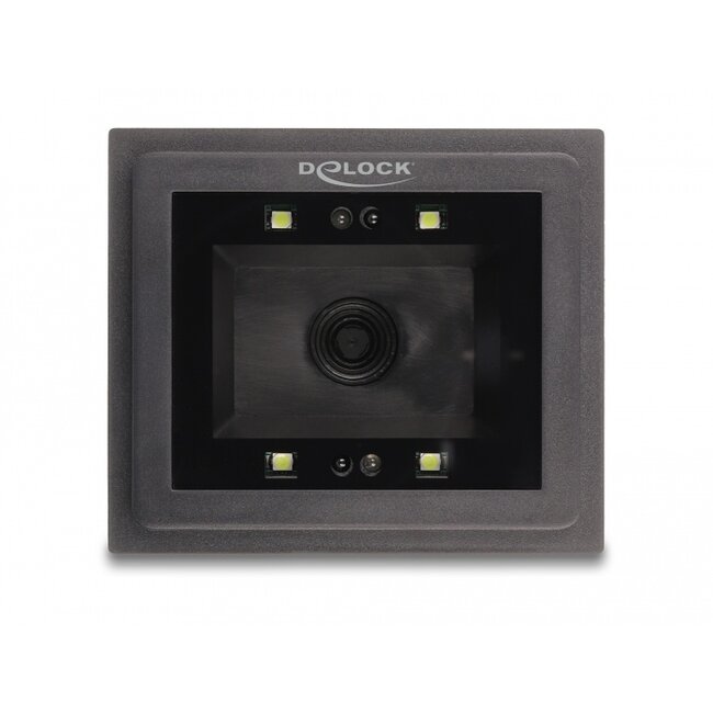 Delock USB Barcode Scanner 1D and 2D wired for stationary installation - German Version