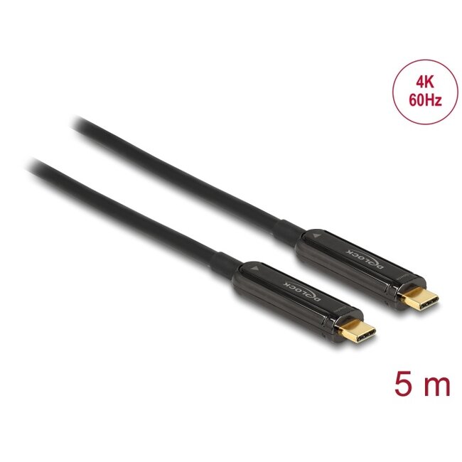 Delock Active Optical USB-C™ Video Cable 4K 60 Hz 5 m