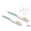Delock Optical Fiber Cable LC Duplex to LC Duplex Multi-mode OM3 angled 3 m