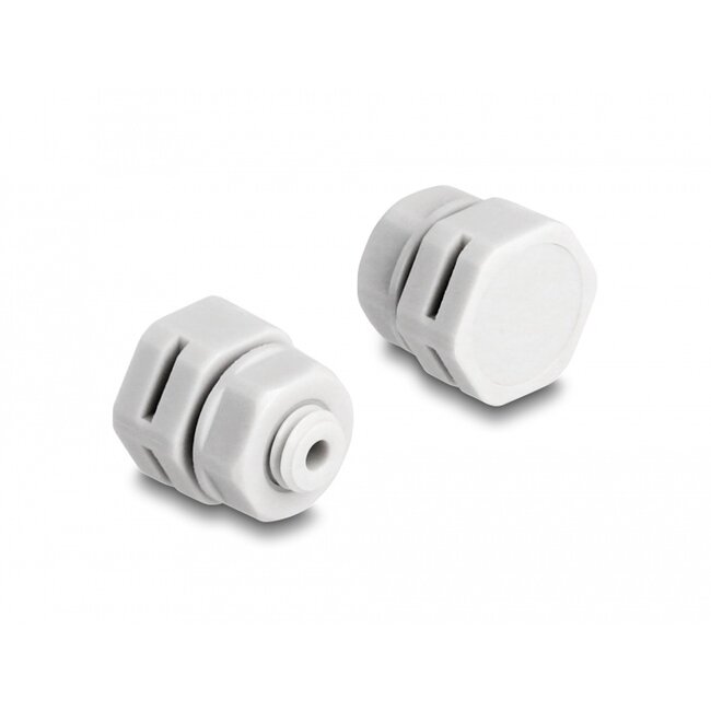 Delock Ventilation Plug M6 grey 2 pcs