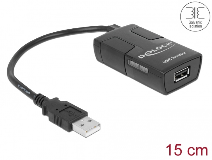 DeLOCK 62588 USB-kabel 0,15 m USB A Zwart