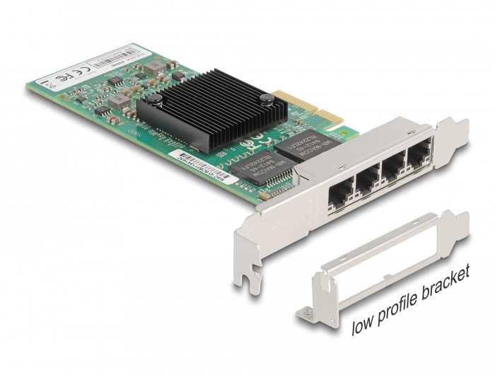 DeLOCK 89946. Intern. Connectiviteitstechnologie: Bedraad, Hostinterface: PCI Express, Interface: Ethernet. Maximale overdrachtssnelheid van gegevens: 1000 Mbit/s