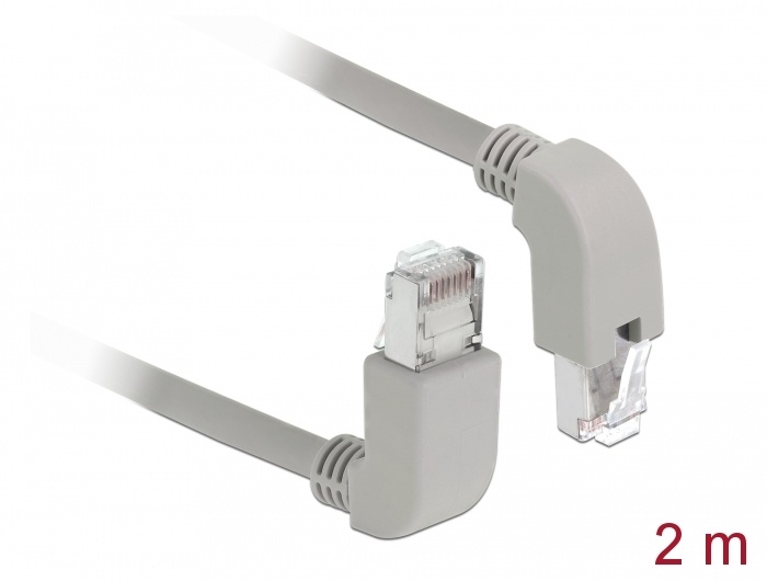 DeLOCK 85854. Snoerlengte: 2 m, Kabel standaard: Cat5e, Kabelafscherming: SF/UTP (S-FTP), Aansluiting 1: RJ-45, Aansluiting 2: RJ-45
