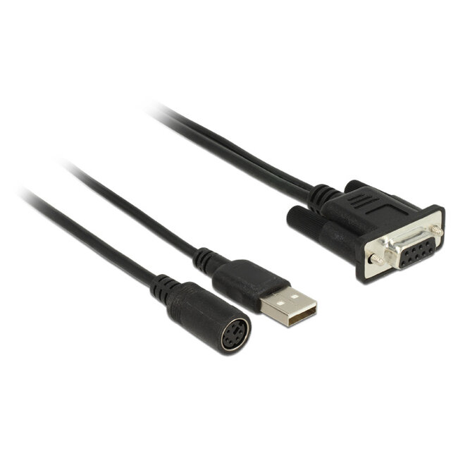 Navilock Connection Cable MD6 Serial > D-SUB 9 Serial for GNSS Receiver with power supply via USB