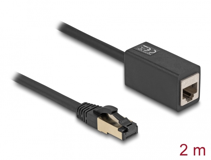 DeLOCK 87106, 2 m, Cat8.1, S/FTP (S-STP), RJ-45, RJ-45