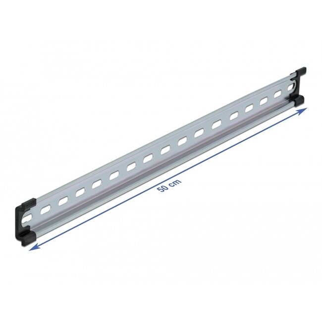 Delock DIN Rail 35 x 7.5 mm (50 cm) Steel