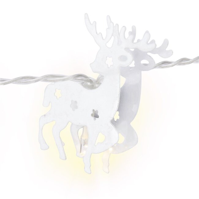 Goobay String Light "Reindeer" with 10 LEDs, White
