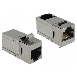 DeLOCK Delock Keystone Module RJ45 jack > RJ45 jack Cat.6 90°