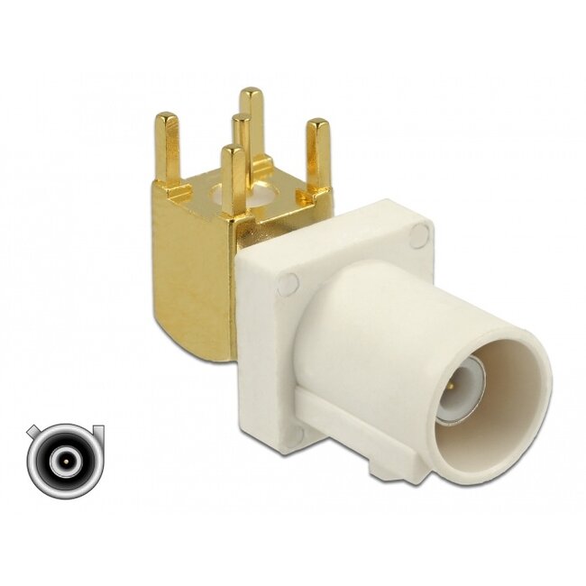 Delock FAKRA B plug 90° PCB