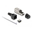 Delock RJ45 plug to LSA with strain relief and dust cover Cat.6A toolfree