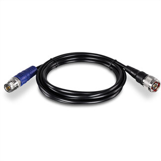 Trendnet TRENDnet TEW-L402 2m N-Type N-Type Zwart, Blauw coax-kabel