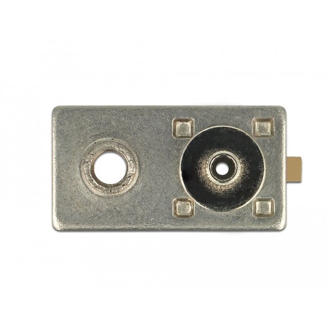 Delock FAKRA I plug spring pin for crimping 1 prepunched hole
