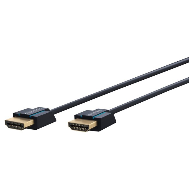 Clicktronic Ultra-Slim High Speed HDMI™ Cable with Ethernet 0.5 m