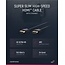 Clicktronic Ultra-Slim High Speed HDMI™ Cable with Ethernet 0.5 m