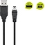 Goobay Mini USB Sync and Charging Cable, Black 1 m