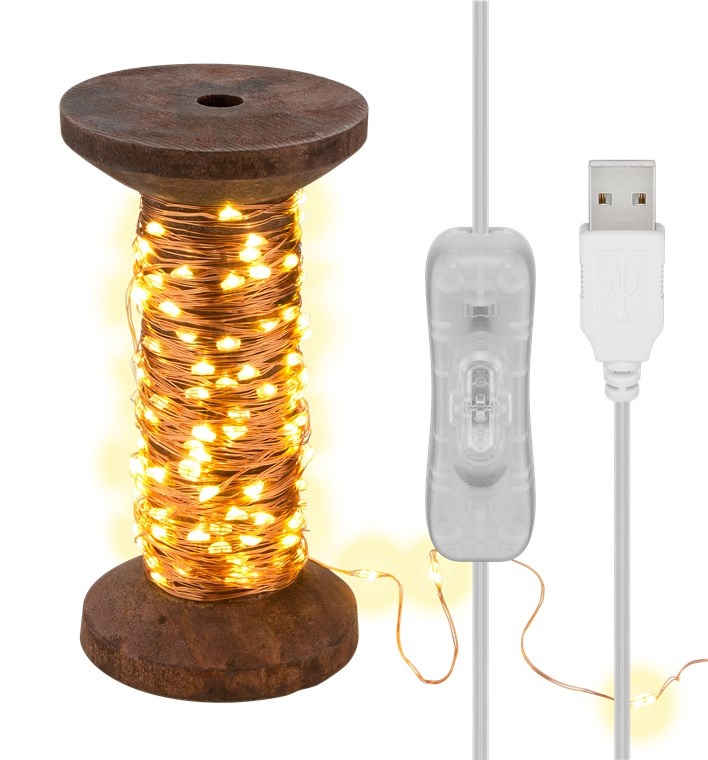 Goobay LED Light Chain"Yarn Bobbin", large |