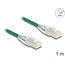 Delock RJ45 Network Cable Cat.6A plug to plug with curved latch U/FTP Slim 1 m green