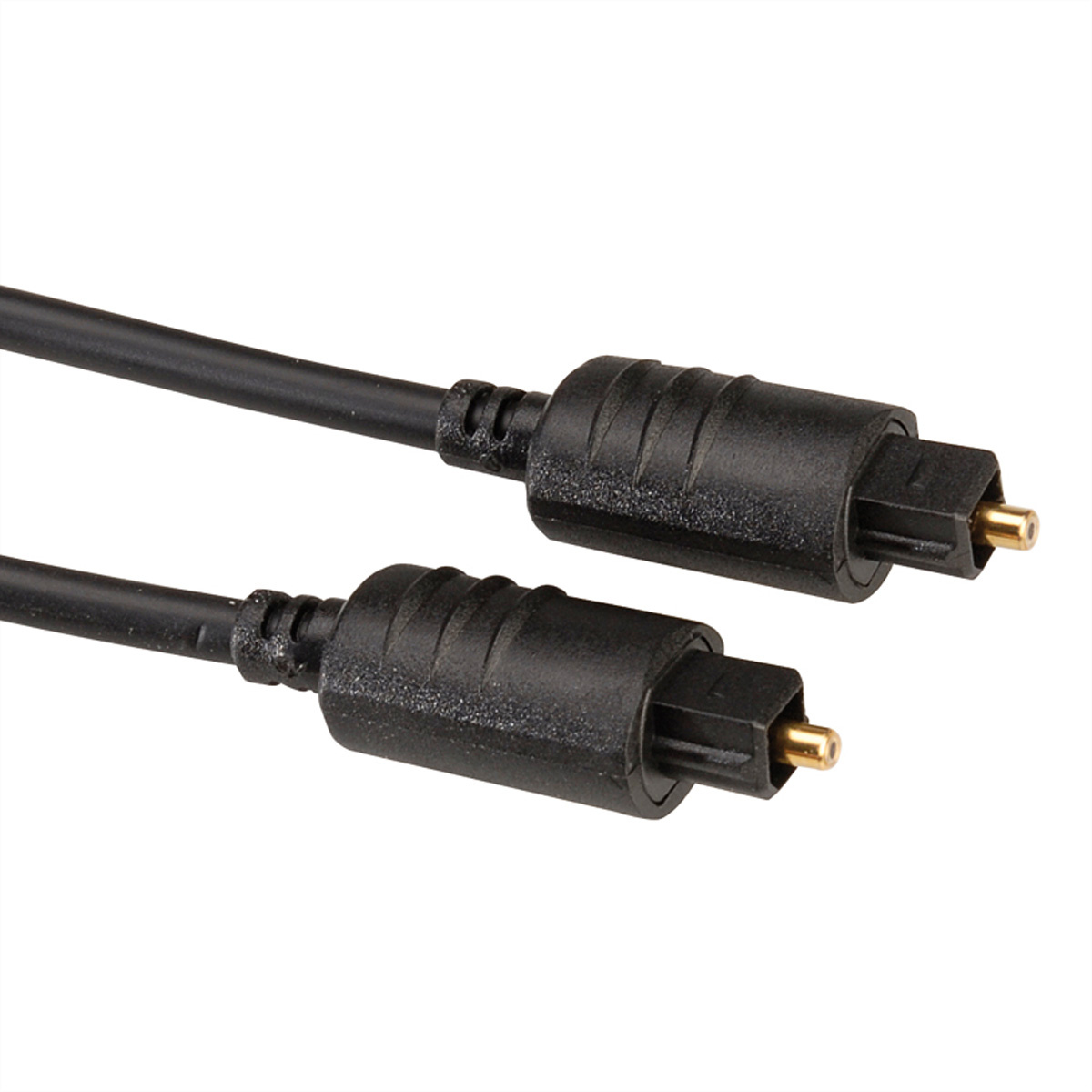 Roline ROLINE Fiber Cable Toslink ST/ST, 1m. Lengte snoer: 1 m, Aansluiting 1: Toslink, Aansluiting 2: Toslink