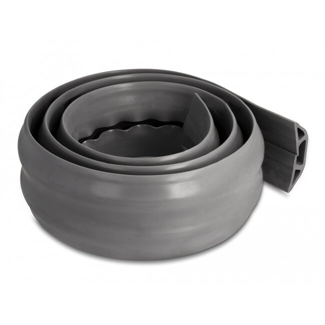 Delock PVC Cable Duct flexible 70 x 13 mm - length 1.5 m grey