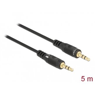 DeLOCK Delock Cable Audio DC jack 3.5 mm 3 pin male / male 5 m
