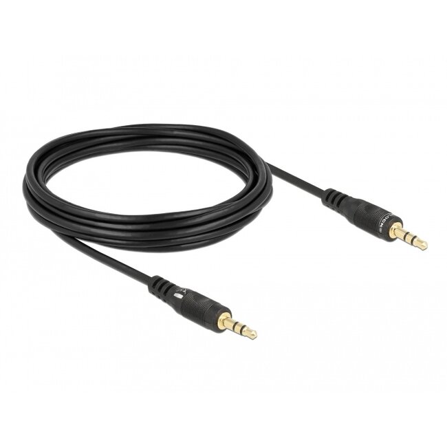 Delock Cable Audio DC jack 3.5 mm 3 pin male / male 5 m