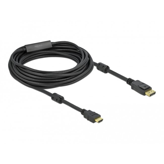 Delock Active DisplayPort 1.2 to HDMI Cable 4K 60 Hz 10 m