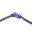 Delock Cable Clips for Angling 8 pieces blue
