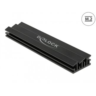 DeLOCK Delock Heat Sink 100 mm for M.2 module black
