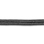 Delock RJ45 Flat Network Cable with braided jacket Cat.6A U/FTP plug to plug 1 m black