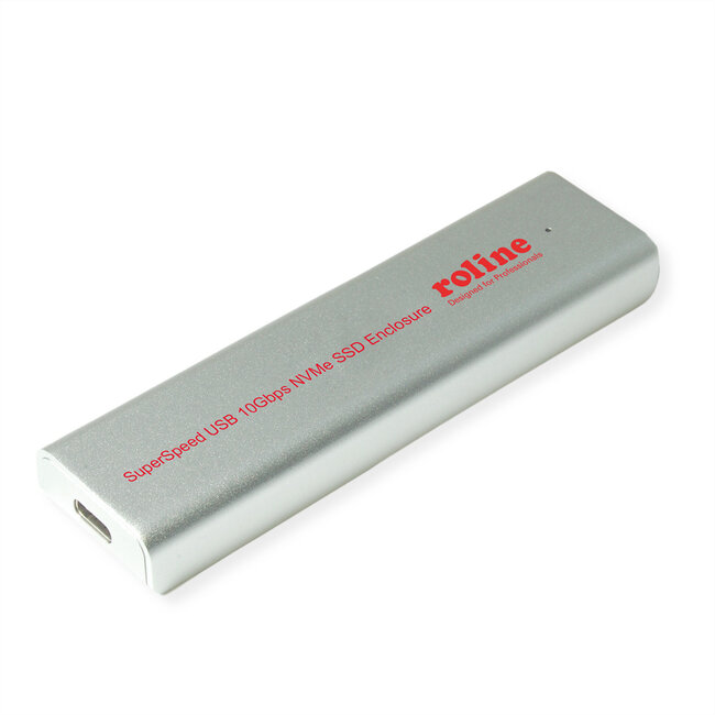 ROLINE Externe SSD-behuizing, M.2, NVMe naar USB 3.2 Gen 2 Type C