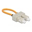Delock Optical Fiber loopback Adapter SC / OM1 Multi-mode beige