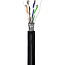 Goobay CAT 5e Outdoor Network Cable, F/UTP, black 100 m