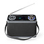 DAB+ Radio | Tafelmodel | DAB+ / FM | 2.4 " | Kleurenscherm | Batterij Gevoed / Netvoeding | Digitaal | 24 W | Bluetooth® | Koptelefoonoutput | Wekker | Slaaptimer | Handgreep | Zwart