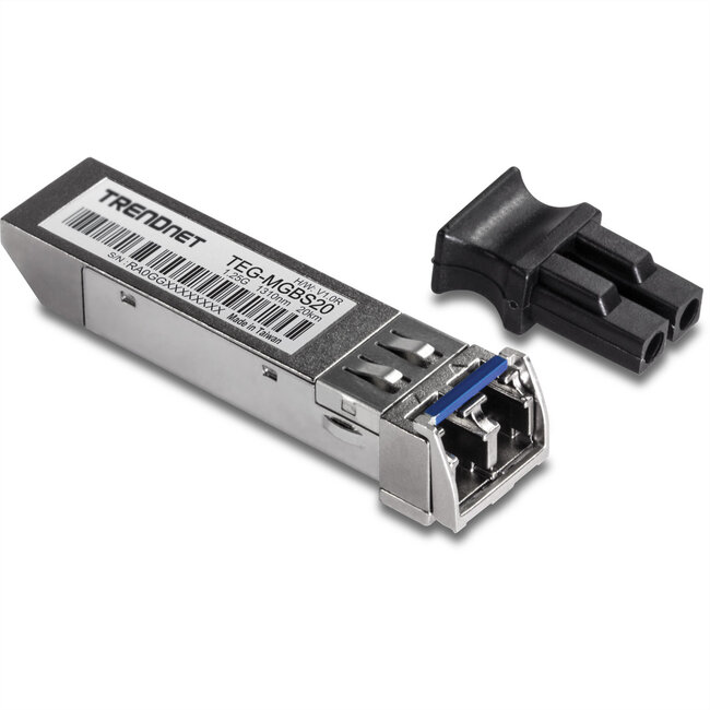 TRENDnet TEG-MGBS20 Mini-GBIC , Single-Mode LC Module 10KM