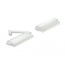 Delock Cable holder with locking clip self-adhesive natural 10 pieces
