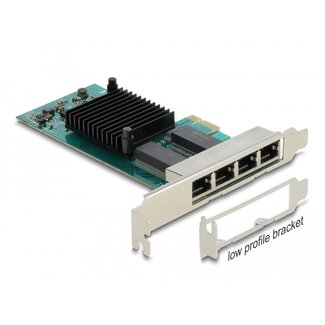 DeLOCK Delock PCI Express x1 Card 4 x RJ45 Gigabit LAN i350