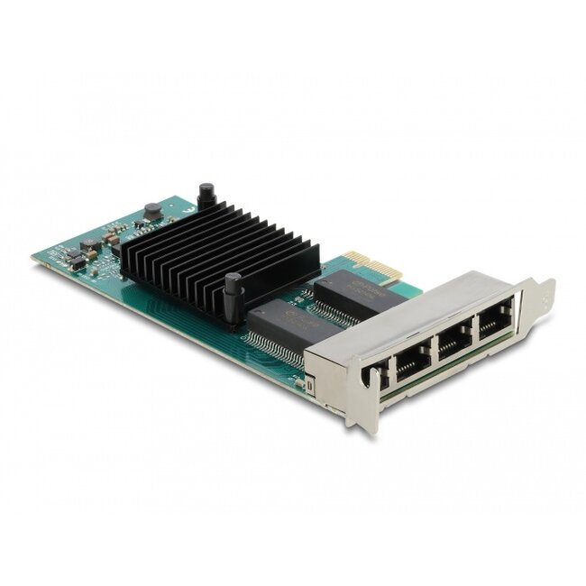 Delock PCI Express x1 Card 4 x RJ45 Gigabit LAN i350
