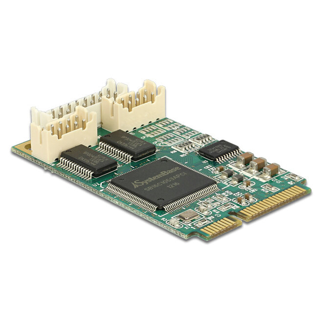 Delock Module MiniPCIe I/O PCIe full size 2 x Serial RS-232 + 1 x Parallel