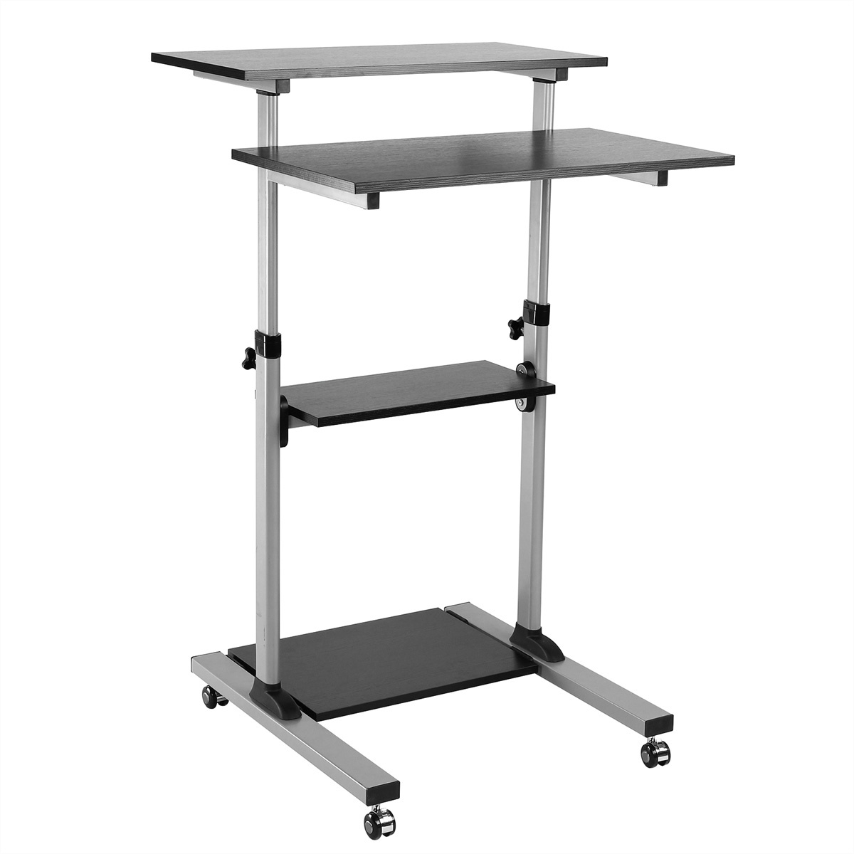 Roline ROLINE 17.02.1547. Maximale gewichtscapaciteit: 60 kg. Toetsenbordgebied (BxD): 700 x 400. Kleur van het product: Aluminium, Zwart, Materiaal: Kunststof, Staal. Breedte: 700