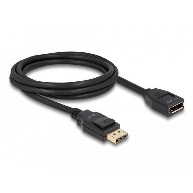 Delock DisplayPort 1.2 extension cable 4K 60 Hz 2 m