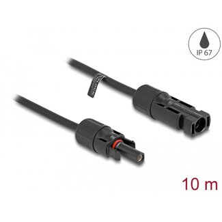 DeLOCK Delock DL4 Solar Cable 4 mm² male to female 10 m black