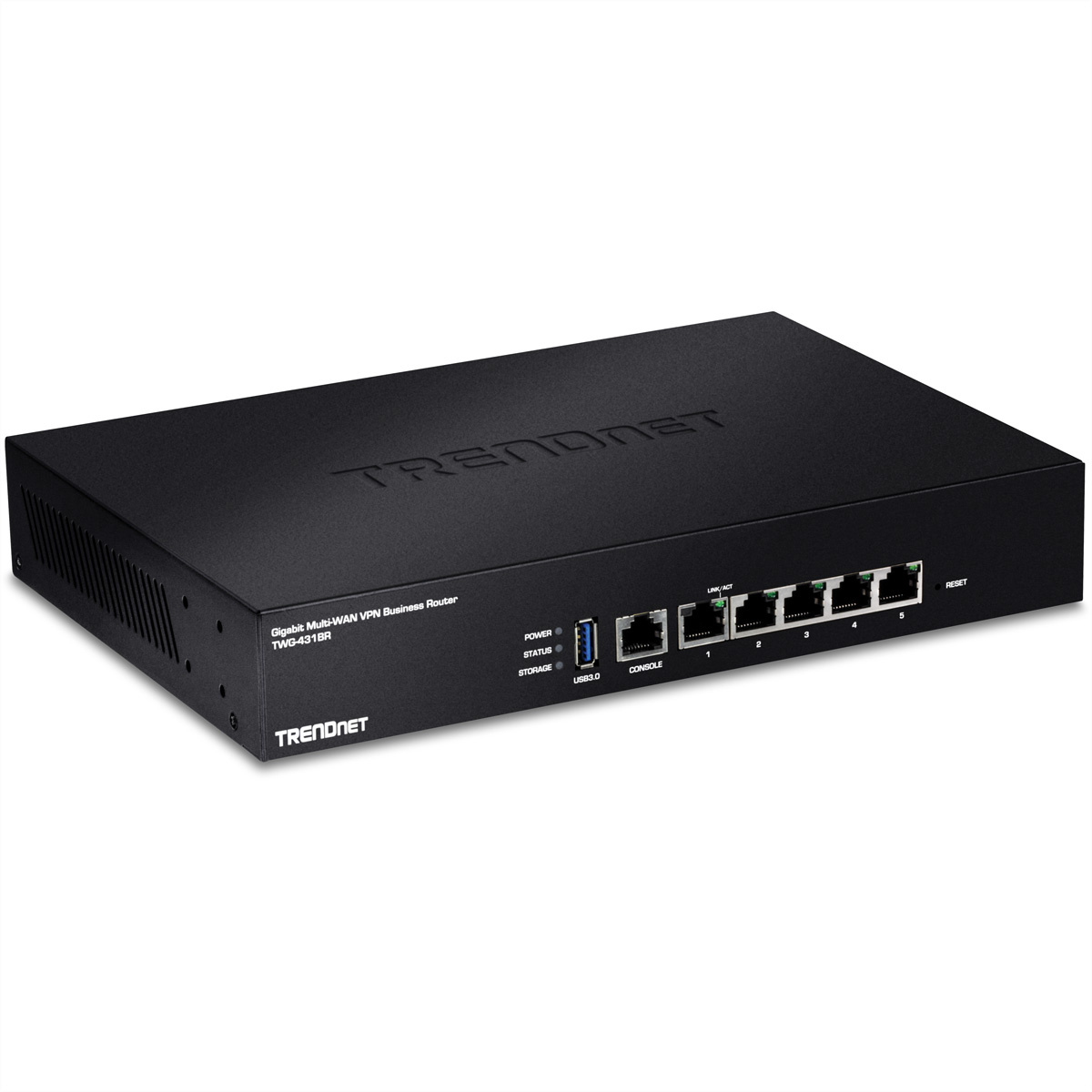 Trendnet TWG-431BR. Netwerkstandaard: IEEE 802.1Q, IEEE 802.3, IEEE 802.3ab, IEEE 802.3u, IEEE 802.3x. USB-versie: 3.2 Gen 1 (3.1 Gen 1). Ondersteunde beveiligingsalgoritmen: HTTPS