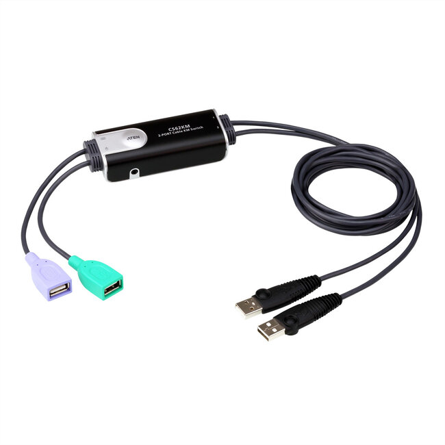 ATEN CS62KM 2-Poorts Boundless KM Switch