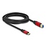 Delock USB 5 Gbps Cable USB Type-C™ male to USB Type-B male 3 m red metal