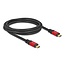 Delock USB 2.0 Cable USB Type-C™ male to male PD 3.1 240 W E-Marker 2 m red metal