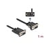 Delock Serial Cable RS-232 D-Sub9 female to D-Sub9 female Power Connection at Pin 9 1 m