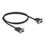 Delock Serial Cable RS-232 D-Sub9 female to D-Sub9 female Power Connection at Pin 9 1 m